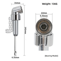 Outil d'angle hexagonal pour perceuse électrique, rallonge de tournevis coudé à 105 degrés, embout en acier à haute teneur en carbone, pièces de rechange en stock