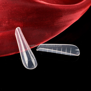 Molde de uñas de estilo francés, herramientas de extensión de uñas acrílicas de doble sistema de ataúd arqueado, curvado en C profundo - Product Image 3