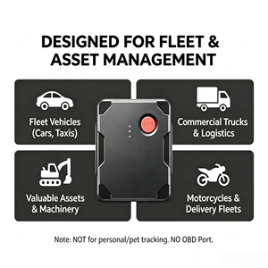 Traceur <span class=keywords><strong>GPS</strong></span> magnétique 4G pour voiture WD600, longue autonomie de la batterie, localisation en temps réel avec bouton SOS, surveillance vocale et alarme antivol - Product Image 2