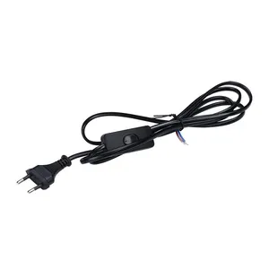 Wholesale price 3/2 Prong UK/US/EU/AU AC Wall Plug 2-Slot LED LCD power cord TV Power Cord 12Ft 8FT 6FT Cable