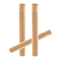 Boîte à thé ronde Tube bidons Conteneur Cylindre Pot Bambou Tube Encens