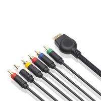 Câble multi-sorties AV pour manette PS2, cordon vidéo composant HD pour console PS3, câble RCA composant pour console PS1