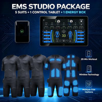 Combinaison d'entraînement EMS sans fil 1 à 5 pour usage commercial, entraînement intensif de 20 minutes pour salle de sport et studio, personnalisation du logo OEM