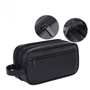 Trousse de Toilette de Voyage en <span class=keywords><strong>Cuir</strong></span> Personnalisée pour <span class=keywords><strong>Homme</strong></span> avec Logo, Trousse de Rasage et de Maquillage - Product Image 2