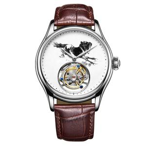 Reloj <span class=keywords><strong>de</strong></span> diseño <span class=keywords><strong>de</strong></span> caballo, cronógrafo con doble cristal <span class=keywords><strong>de</strong></span> zafiro, Tourbillon volador - Product Image 1