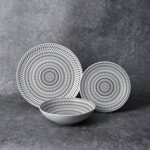 Vente en gros 6 types exquis <span class=keywords><strong>Service</strong></span> de table en <span class=keywords><strong>porcelaine</strong></span> personnalisé de <span class=keywords><strong>18</strong></span> <span class=keywords><strong>pièces</strong></span> pour 4 personnes <span class=keywords><strong>Service</strong></span> de table en céramique - Product Image 4