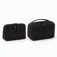 Pochette électronique personnalisée pliable grande capacité avec sangle élastique et fermeture éclair pour voyage, trajets quotidiens et organisation des gadgets à domicile