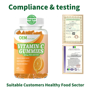 Gummies de Vitamine C 100% Végétales en Gros – Certifiées COA/Testées par un tiers, Conformes aux Normes USP/UE pour les Opérateurs de Marques Globales - Product Image 5