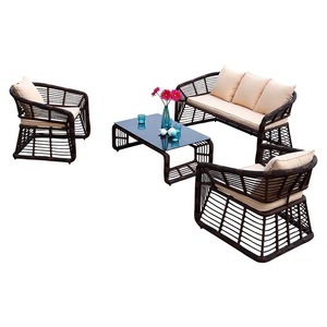 Outdoor Luxury Hotel Garden Patio <strong>Bamboo</strong> Sun Lounger <strong>Furniture</strong> with Cushion - Product Image 5