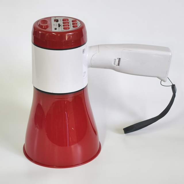 20W XC-180 Rechargeable Handheld Megaphone Portable Bullhorn Loudspeaker Siren Music Recording USB Port Speak Horn