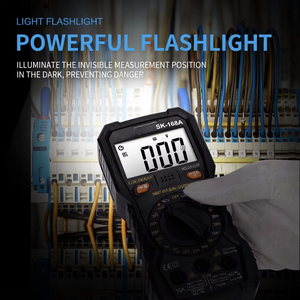 SK-168A มัลติมิเตอร์ดิจิตอลขนาดพกพา600V 10A - Product Image 4