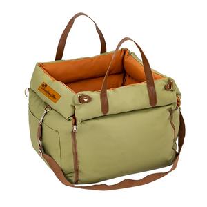 Cama para Mascotas de Cuero PU Premium para Asiento de Coche, Transportín de Viaje para Mascotas Extraíble y Lavable con Hebilla de Seguridad, Resistente al Desgaste y Fácil de Limpiar - Product Image 2