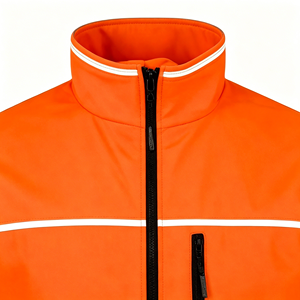 Unisex High Visibility Reflective <b>Work</b> Apparel for <b>Construction</b> & Nighttime Use - Product Image 4