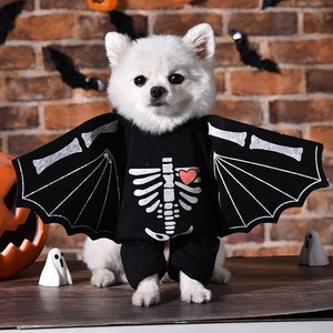 Costume de chauve-souris amusant pour Halloween, avec ailes verticales, pour bouledogues français, chats et chiens, vente en gros, approvisionnement à long terme - Product Image 1