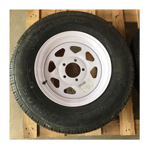Neumáticos y Accesorios <span class=keywords><strong>para</strong></span> <span class=keywords><strong>Remolque</strong></span> Keazet de Alta Calidad, Caucho+Acero, 165/70R13 185R14C, Enganche de 5/6 Orificios, Carga Máxima 300 kg - Product Image 5