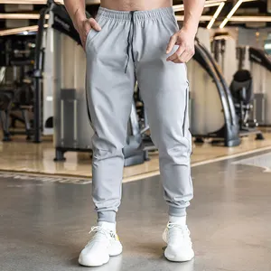 Athletic Sport Running Pants Men Gym Fitness Jogging Soccer Sweatpants Training Trousers