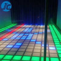 Aire de jeux intérieure lumière vidéo LED pour piste de danse de mariage 3D miroir infini éclairage DJ danseurs fêtes jeu Super grille