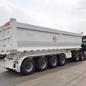 Semirremolque Volquete Trasero de 40, 60 y 100 Toneladas con 3/4/6 Ejes, Remolque Volquete de Acero en Venta - Product Image 6