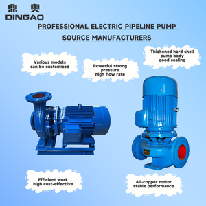 DINGAO High Pressure Centrifugal Pump Single Stage Cast Iron Body Easy Installation Pipe Vertical Pipeline Pump for Booster - Product Image 2