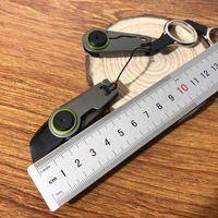 Couteau zippé lame de fermeture éclair Mini petit couteau de poche utilitaire Portable outil d'urgence de survie en plein air pliable en acier inoxydable EDC