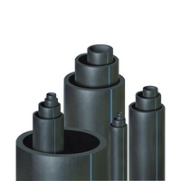 Tuyau d'eau d'irrigation en polyéthylène haute densité hdpe prix tubes hdpe 50mm sdr11 pe tuyau tuyaux de drainage pour l'eau