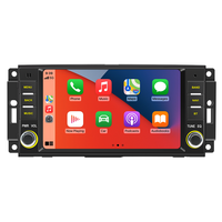 Système multimédia de voiture 7 pouces, sans fil, Carplay, Android Auto, WiFi, Bluetooth, pour Jeep Wrangler, Dodge, Chrysler, autoradio sans fil