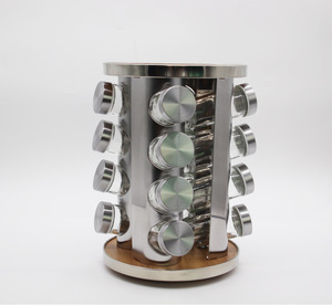 Morden Giá Sắp Xếp Gia Vị <span class=keywords><strong>20</strong></span> Lọ Gia Vị Giá Xoay Gia Vị Để Bàn - Product Image 4