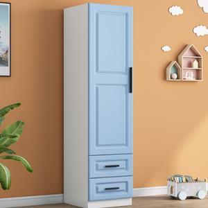 Armario Moderno y Sencillo de Una Puerta, Ahorra Espacio, Armario Estrecho para Niños, Armario de Madera, 2022 - Product Image 1