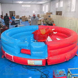 Jeux mécaniques commerciaux <span class=keywords><strong>Rodeo</strong></span> Bull Riding Machine Controls Gonflable Mechanical Bull Ride à vendre - Product Image 2