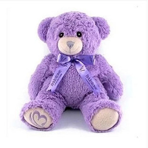 Peluche viola lavanda orsacchiotto giocattoli da letto riutilizzabili per microonde - Product Image 2