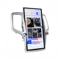 Radio de Coche Android con Pantalla Táctil Vertical Tesla de 14.5 Pulgadas para Jeep Grand Cherokee 2014-2020, Android Auto, Navegación GPS y CarPlay