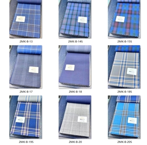 Divers motifs disponibles 2MK 9MK 11MK 280GM 50% <span class=keywords><strong>laine</strong></span> <span class=keywords><strong>m</strong></span>érinos 50% polyester Tissu en <span class=keywords><strong>laine</strong></span> peignée teint en fil à carreaux - Product Image 3