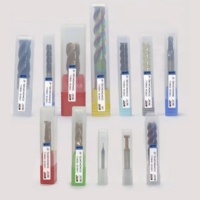 HRC 55 Alloy Carbide End Mill Coating Alat Pemotong Mesin CNC Baja 4 Mata Pisau Tungsten Carbide Milling Cutter