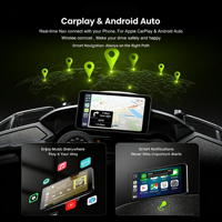 Bestsonic 6-Zoll Smart CarPlay Bildschirm für BMW Motorräder Sichere Telefon-Alternative IP69 Wasserdichtes Motor-Carplay mit Lenkersteuerung