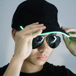 Biểu tượng tùy chỉnh <span class=keywords><strong>Led</strong></span> Light Up Baseball <span class=keywords><strong>Cap</strong></span> nhấp nháy unisex Đảng hat với có thể điều chỉnh kích thước cho lễ hội khiêu vũ tổ chức sự kiện - Product Image 3