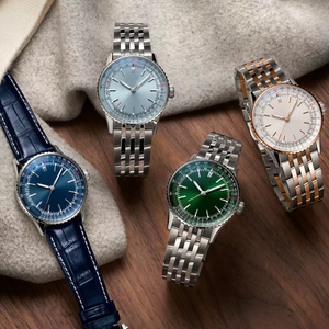 Automatic <b>Watch</b>, Coin Edge Bezel, Multiple Color Dials, Stainless Steel Bracelet - Product Image 1