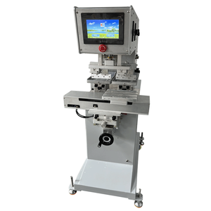 bibo Open Style Two-Color Gravure <b>Pad</b> <b>Printer</b> Shuttle High Machine for Cups for Label and Tube Printing - Product Image 1