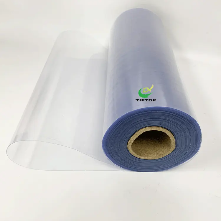 Rotolo di pellicola in PVC trasparente in foglio di plastica rigida trasparente Tiptop per la realizzazione di scatole per pacchi