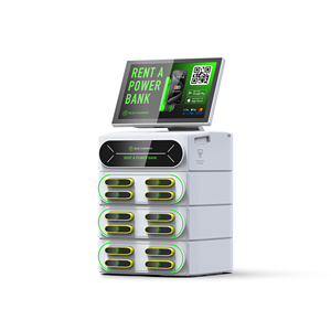 Estación de Carga Rápida de 12 Ranuras con Pantalla LED, Soporte NFC, Banco de Energía con Kiosco de Alquiler POS, Capacidad de Carga para Múltiples Dispositivos - Product Image 6