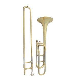 <span class=keywords><strong>Trombone</strong></span> ténor Sib professionnel de vente directe d'usine avec fixation F pour adultes et débutants - Product Image 3