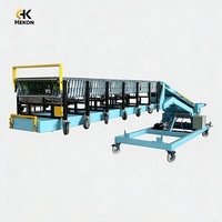 Système de convoyeur combiné hydraulique télescopique HEKON pour camion porte-conteneurs, convoyeur de chargement et de déchargement d'entrepôt