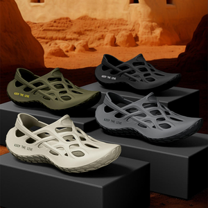 Zuecos de EVA para Hombre, Cobertura Total, Transpirables, con Patrón de Orificios, Suela Antideslizante, para Jardín, Taller, Granja, Tallas 39-47 EU, Protección para los Pies - Product Image 4