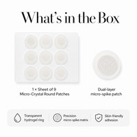 Patch anti-boutons micro-cristallin pour les soins quotidiens du visage, voyage, adolescents, femmes, patch invisible pour les imperfections, vente en gros