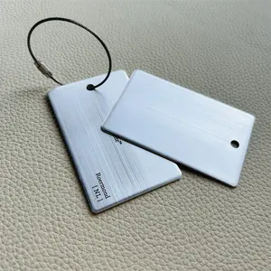 New Arrive Customizable Metal 13.56mhz RFID NFC Luggage Tag RFID Tag