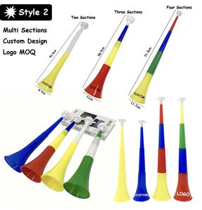 Corneta de Plástico Personalizada con Logotipo para Animar en Estadios, Regalos de Bienvenida para Eventos Deportivos, Corneta Vuvuzela para Fanáticos del Fútbol - Product Image 3