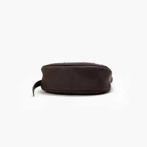 Bolso de Hombro Estilo Hobo Marrón con Tachuelas, Bolso Tipo Satchel de Media Luna con Cierre, para Uso Diario, Viajes y Compras - Product Image 6