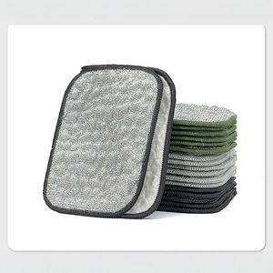 Steel Wire Dishcloth Rectangle Anti-Grease Cleaning Cloth For Pots And Pans Solid Color PPS-01 - Product Image 2