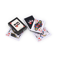 Cartes à Jouer Personnalisées en Plastique Brillant pour l'Extérieur avec Boîte Personnalisée – Standard 52 Cartes Premium – Cadeau Personnalisé