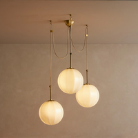 Lustre Globe Moderne de Luxe, Luminaire de Plafond Designer en Grappe pour Salle à Manger, Villa, Projet Hôtelier, Vente en Gros