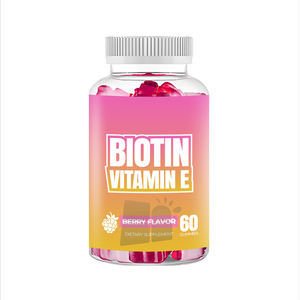 Gomitas de Biotina y Vitamina E de Marca Privada OEM/ODM para Hombres y Mujeres, Apoyo para el Cabello, la Piel y las Uñas, Fuerza y Brillo, Suplemento a Granel - Product Image 1
